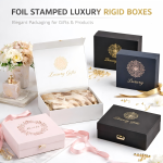 Foil Stamped Luxury Rigid Boxes