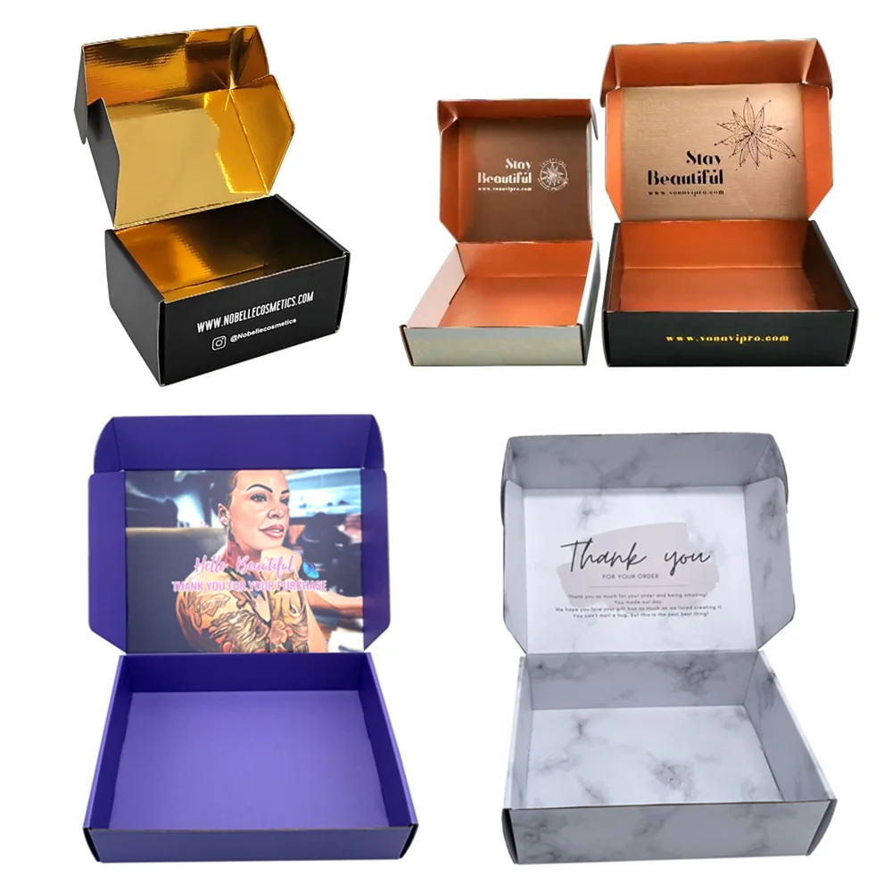 Printed shipping box