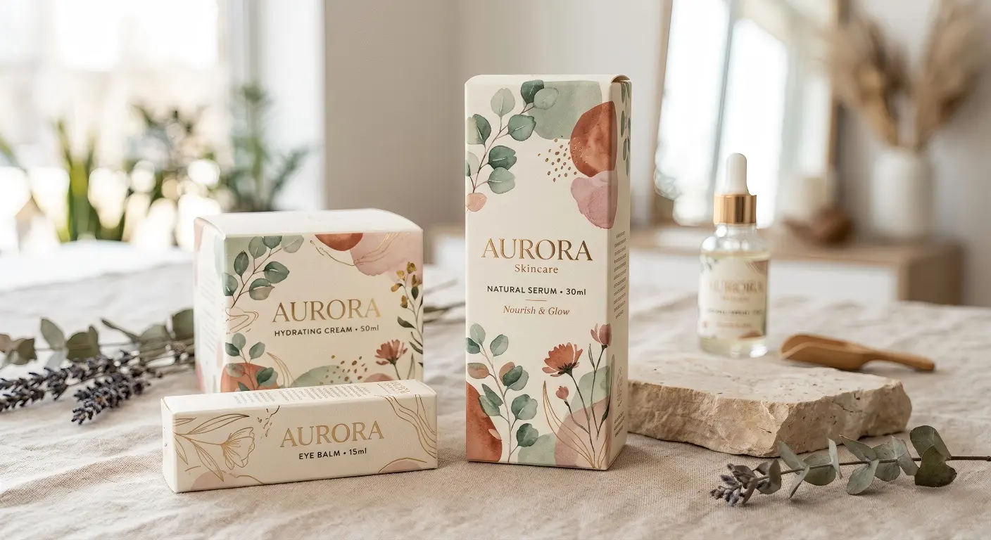 Skincare packaging boxes